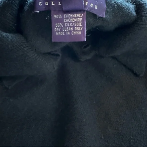 Ralph Lauren Collection Collared Pullover Sweater Small RARE